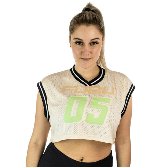 FUBU Γυναικεία αμάνικη μπλούζα Corporate Sleeveless Short Jersey Top